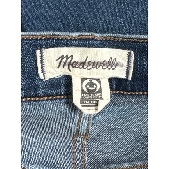 NWOT Madewell Mid Rise Kick Out Crop Jeans in Lenoir Wash Size 28 - Picture 6 of 14